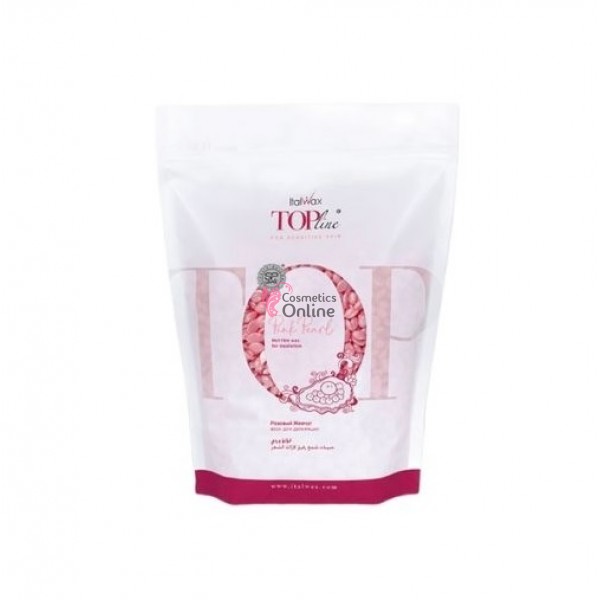 Ceara traditionala elastica faciala granule Italwax Top Line Pink Pearl 750 g